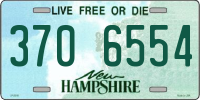 NH license plate 3706554