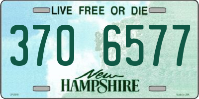 NH license plate 3706577