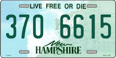 NH license plate 3706615