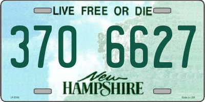 NH license plate 3706627