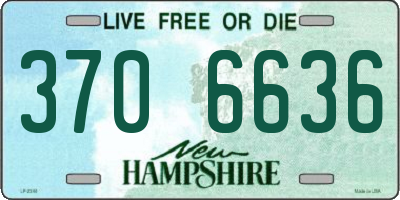 NH license plate 3706636