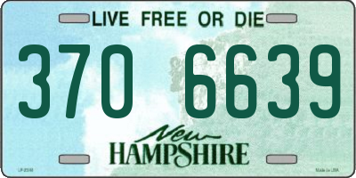 NH license plate 3706639