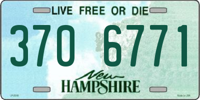 NH license plate 3706771