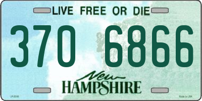 NH license plate 3706866
