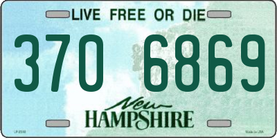 NH license plate 3706869