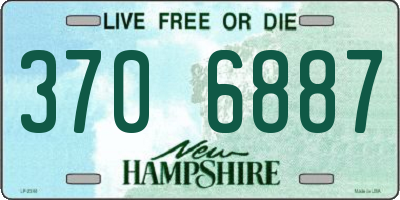 NH license plate 3706887