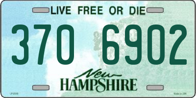 NH license plate 3706902