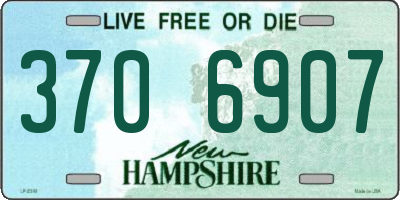 NH license plate 3706907