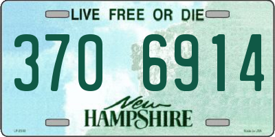 NH license plate 3706914