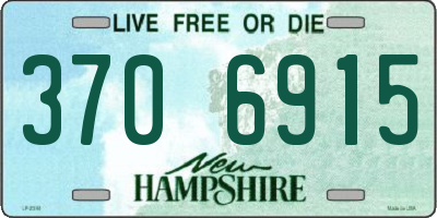 NH license plate 3706915
