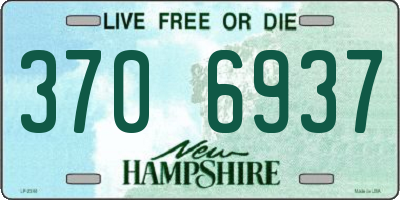 NH license plate 3706937