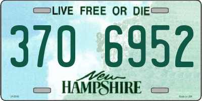 NH license plate 3706952