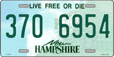 NH license plate 3706954