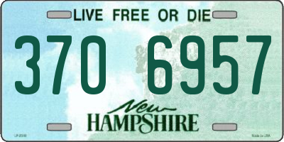 NH license plate 3706957