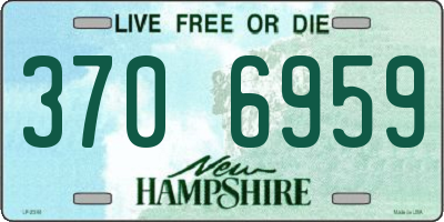 NH license plate 3706959