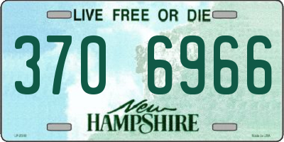 NH license plate 3706966