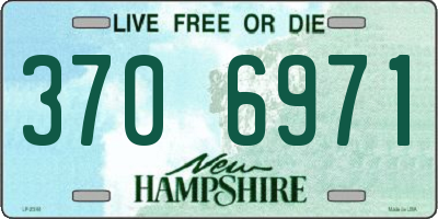 NH license plate 3706971