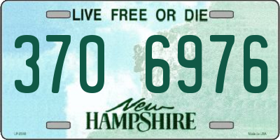 NH license plate 3706976