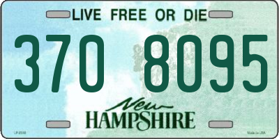 NH license plate 3708095