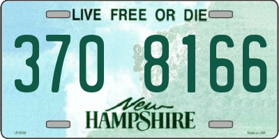 NH license plate 3708166