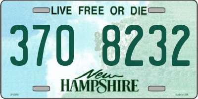 NH license plate 3708232