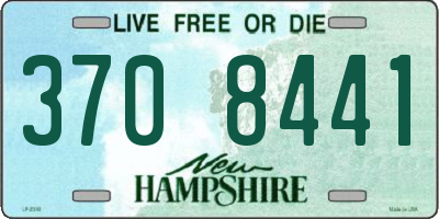 NH license plate 3708441