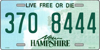 NH license plate 3708444
