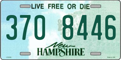 NH license plate 3708446
