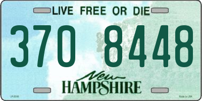 NH license plate 3708448
