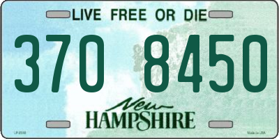 NH license plate 3708450