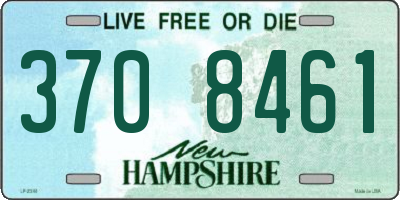 NH license plate 3708461