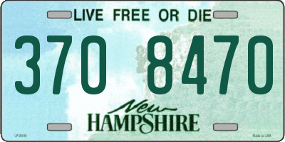 NH license plate 3708470