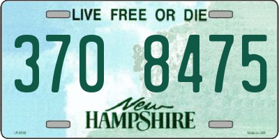 NH license plate 3708475