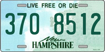 NH license plate 3708512