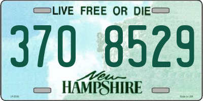 NH license plate 3708529