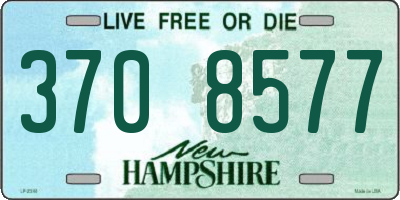 NH license plate 3708577