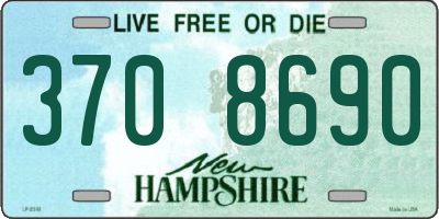 NH license plate 3708690