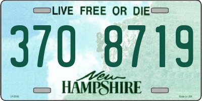 NH license plate 3708719