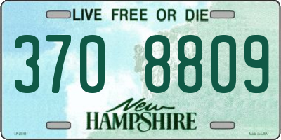 NH license plate 3708809