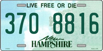 NH license plate 3708816