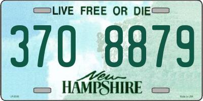 NH license plate 3708879