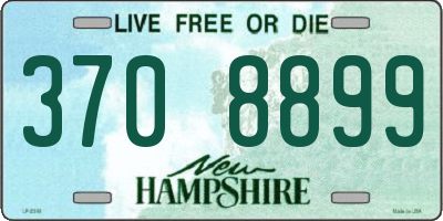 NH license plate 3708899