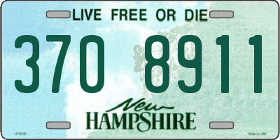 NH license plate 3708911