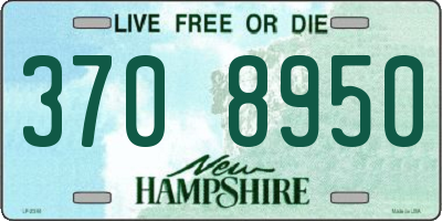 NH license plate 3708950