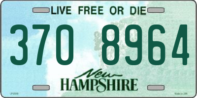 NH license plate 3708964