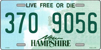NH license plate 3709056