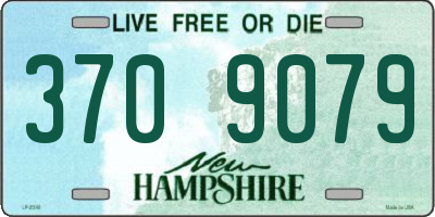 NH license plate 3709079