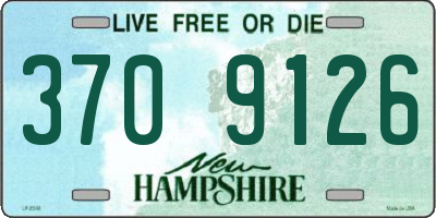 NH license plate 3709126