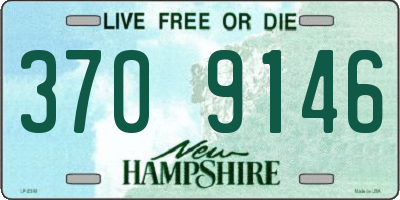 NH license plate 3709146