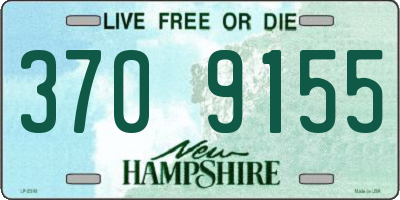 NH license plate 3709155